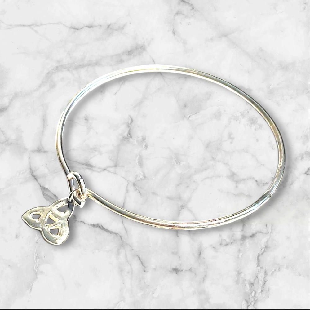 Genuine Silver Celtic Symbol Bracelet Vintage